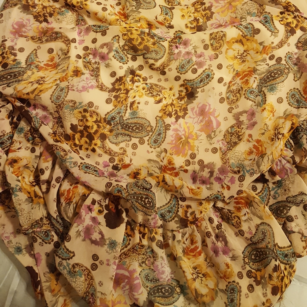 Available Maxi Ruffle Dress - Picture 3 of 4